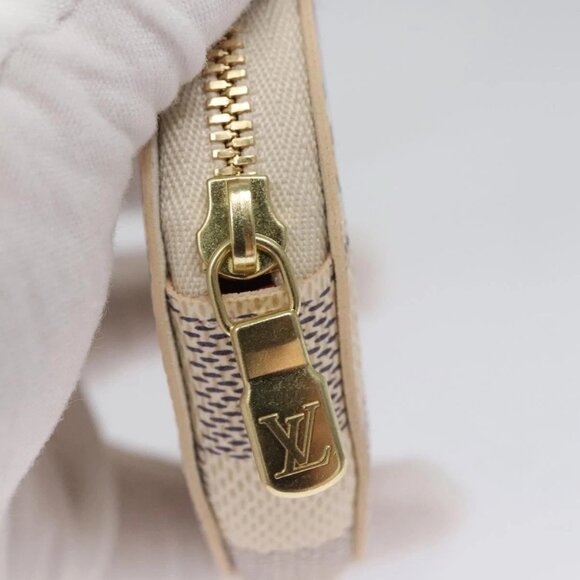 LOUIS VUITTON Damier Azur Vivienne Porte Monnaie Ron Coin N60493 LV Auth ac3633 - Picture 7 of 16